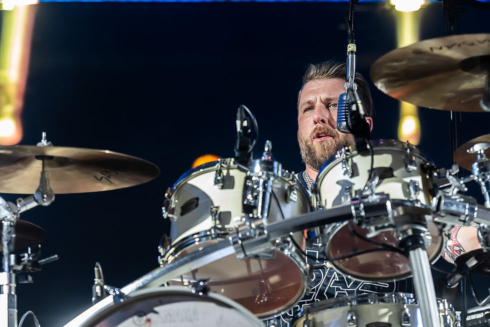 Three Days Grace' Neil Sanderson on the drums
