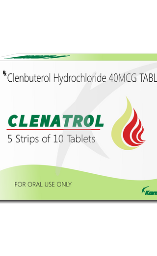 Clenatrol Clenbuterol Hcl Karmed 40mcg 100 ou 200 tabs. clenatrol clenbuterol hcl karmed