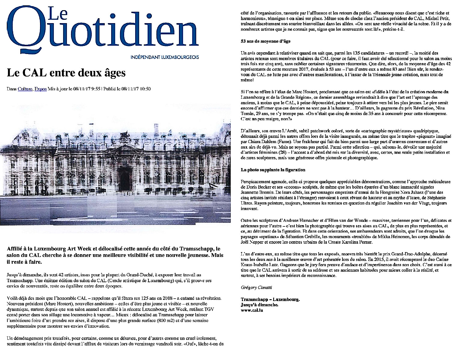 LE QUOTIDIEN CULTURE