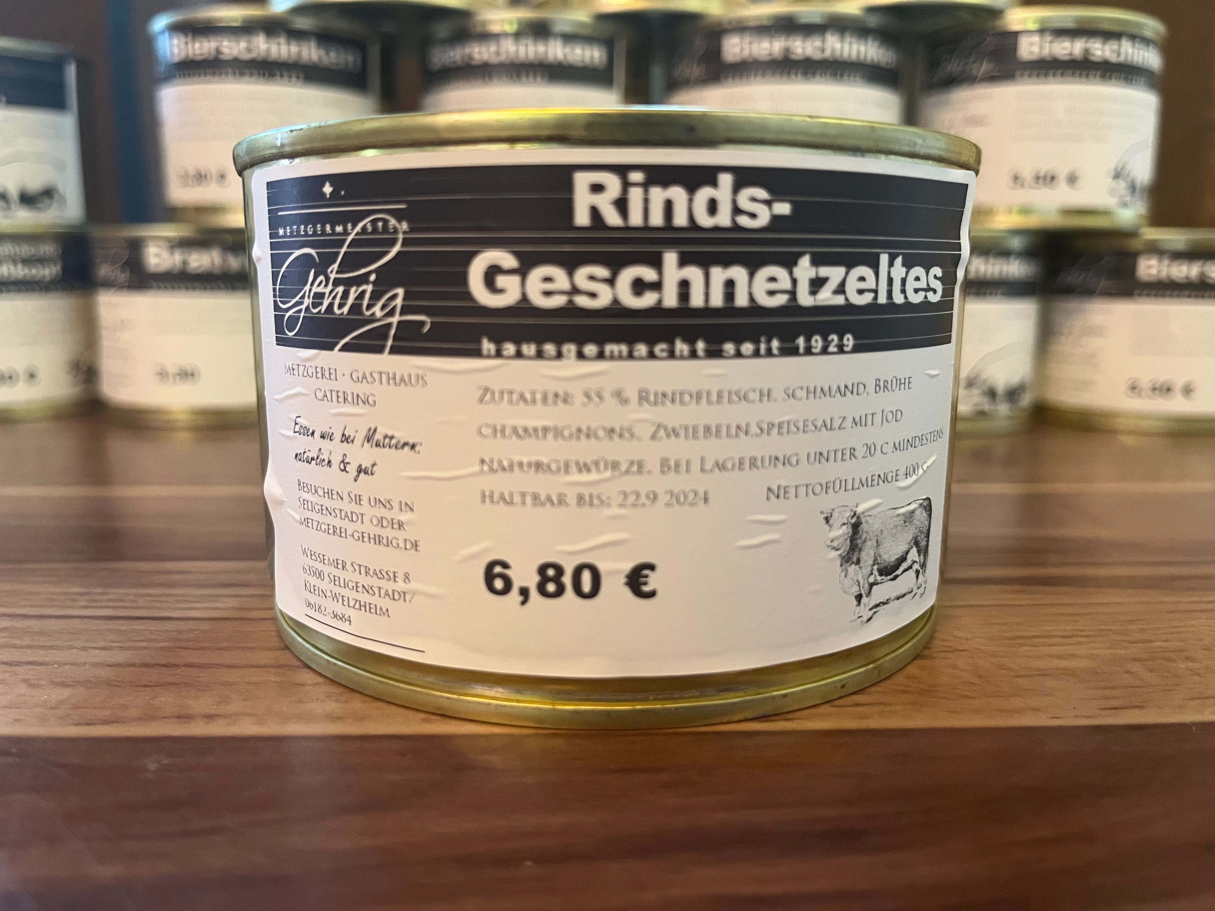 Rinds-Geschnetzeltes