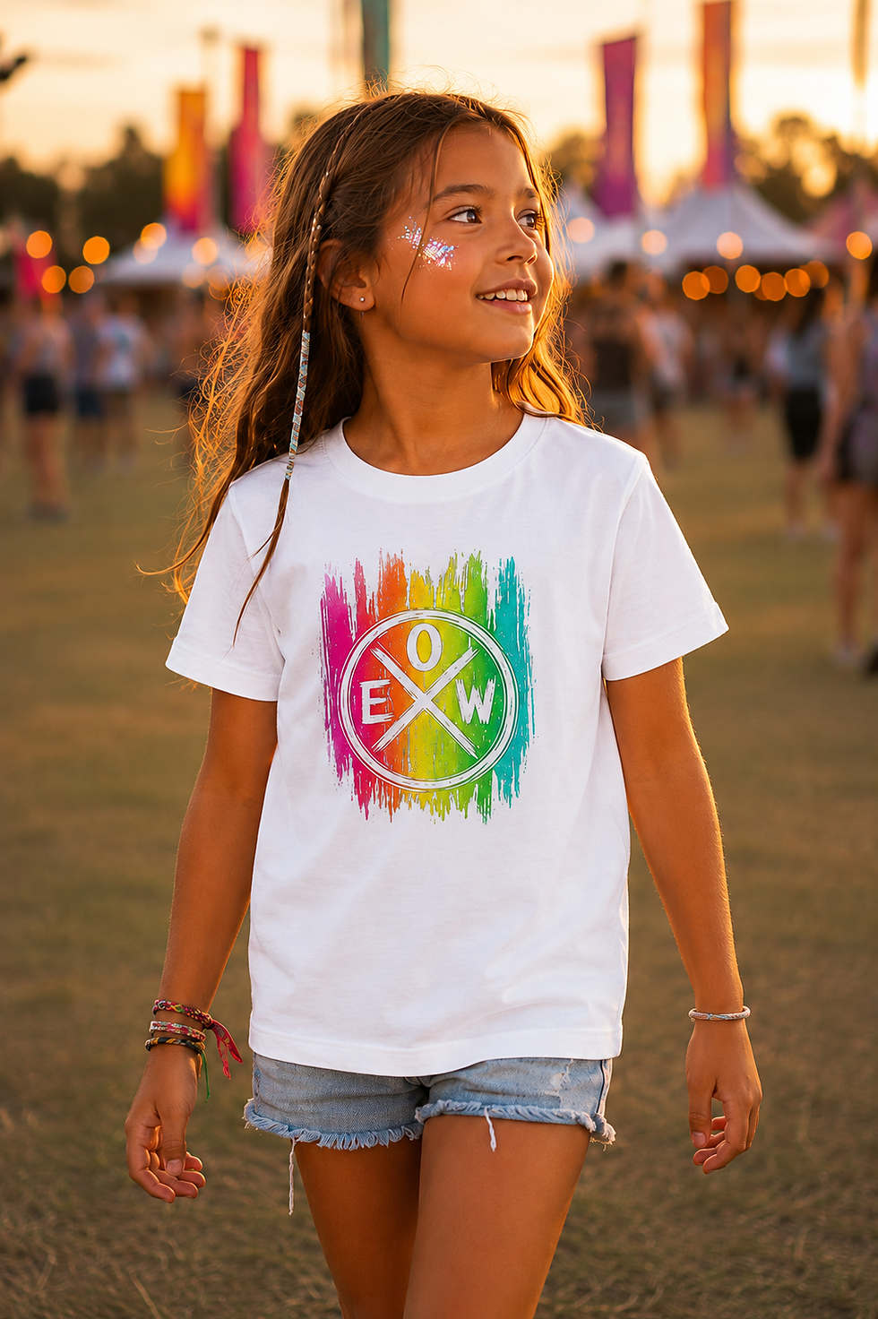Thumbnail: Organic Cotton Colour Burst Tee