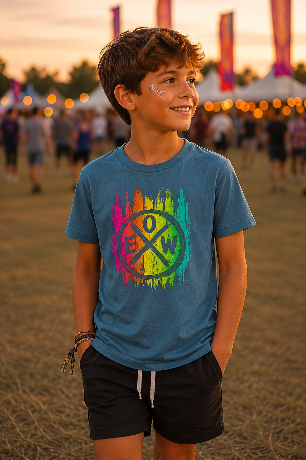 Thumbnail: Organic Cotton Colour Burst Tee