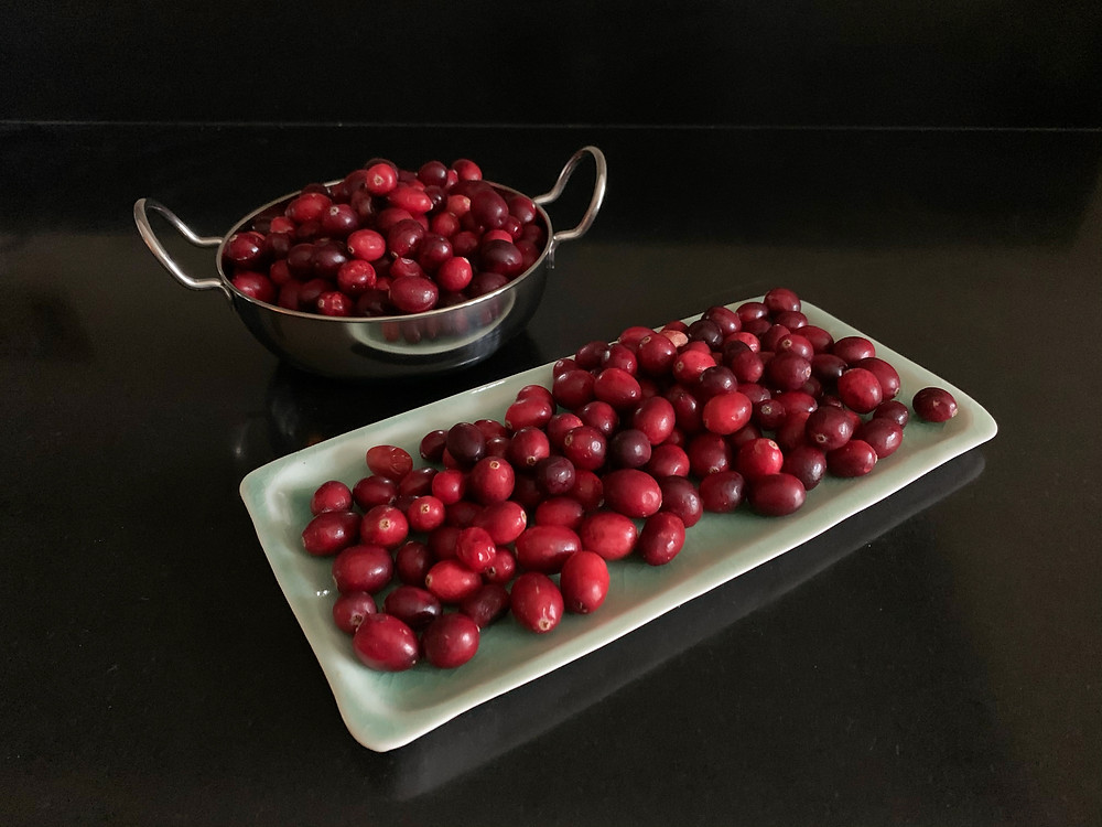 Ecofriendly christmas food - cranberries