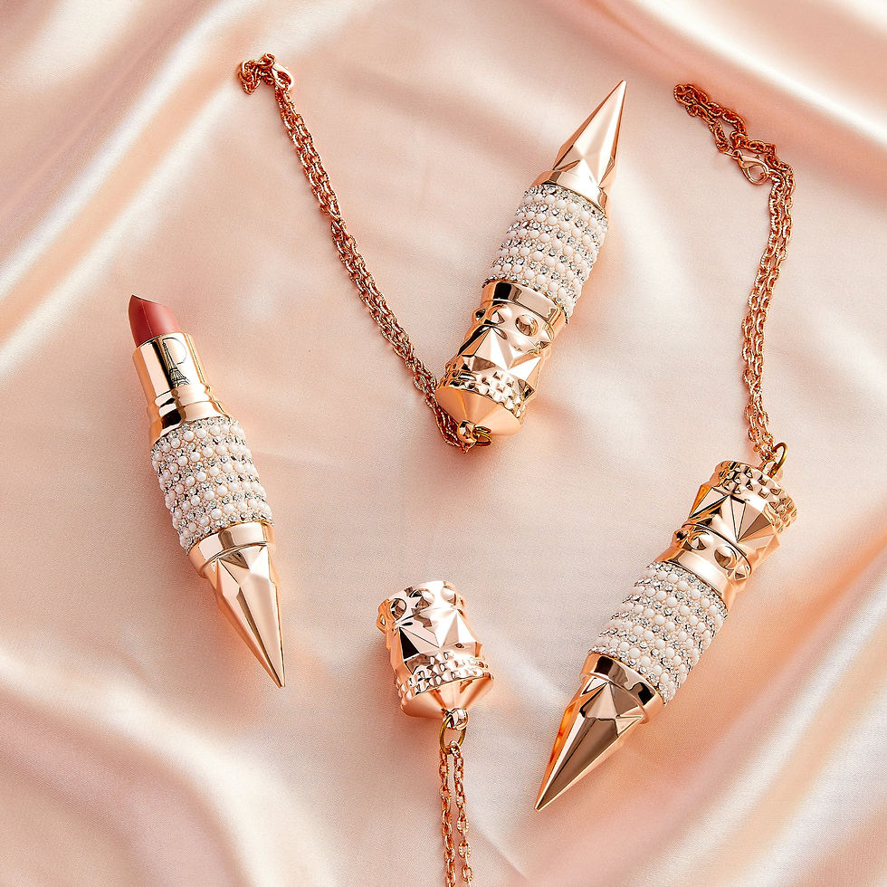 Thumbnail: Dirty Nude Prestige Diamond Nude Velvet Lipstick