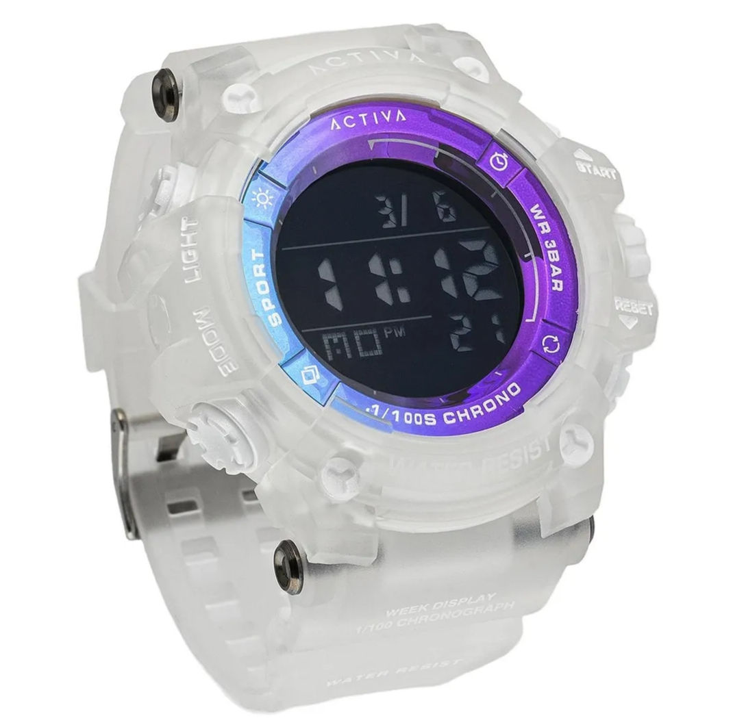 Activa Sync X Invicta Digital Unisex Watch - 50mm, White