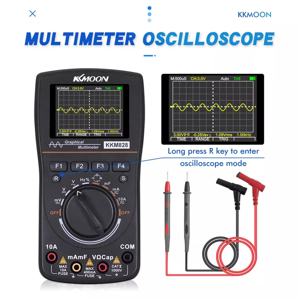 Oscilloscope Multimeter Colour Screen