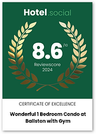 Certificate of Excellence hotel.social
