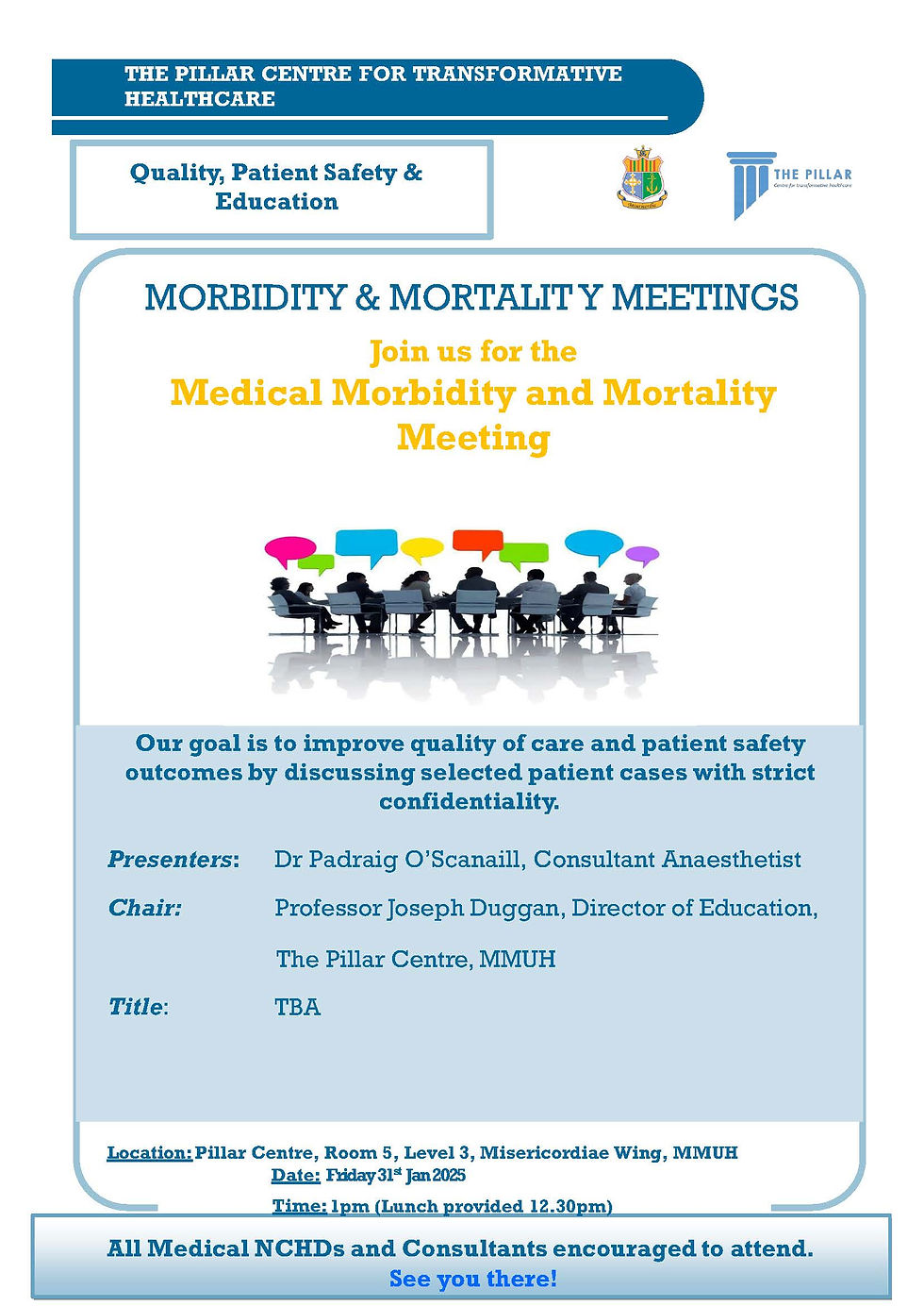 Date/ Time: 1pm - 2pm, Friday 31 January 2025