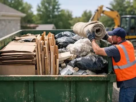 How to Load a Dumpster Without Wasting Space