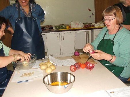 Community Cooking Class, Selwyn College, Auckland, NewZealand