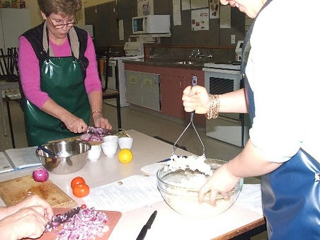 Community Cooking Class, Selwyn College, Auckland, NewZealand