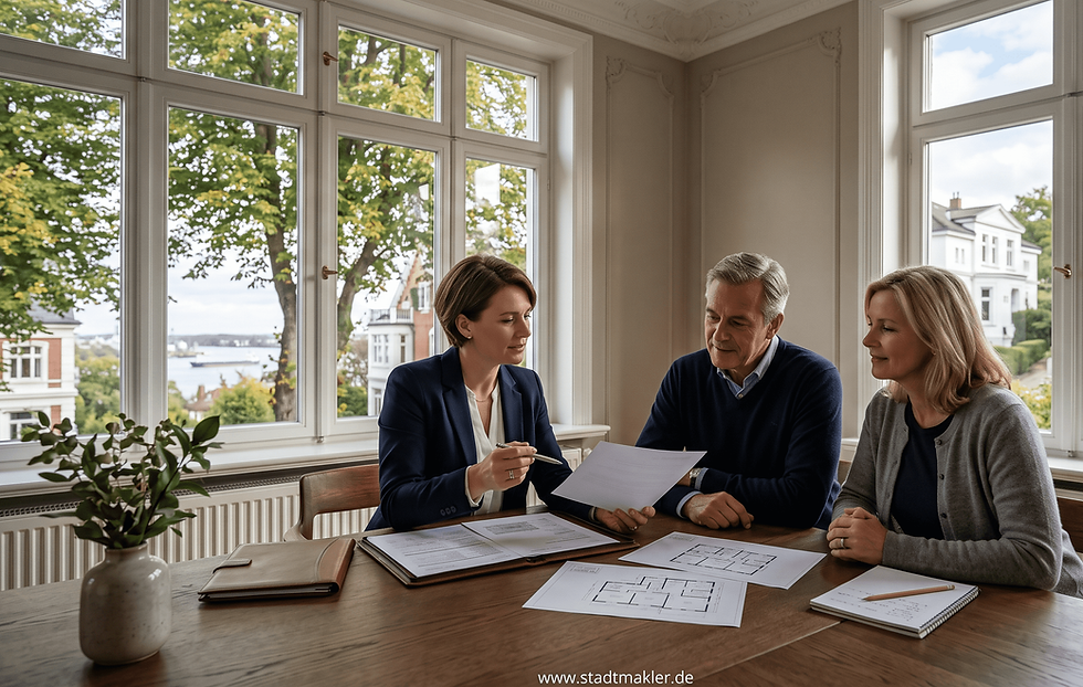 Immobilienmakler Blankenese berät Eigentümer beim Immobilienverkauf