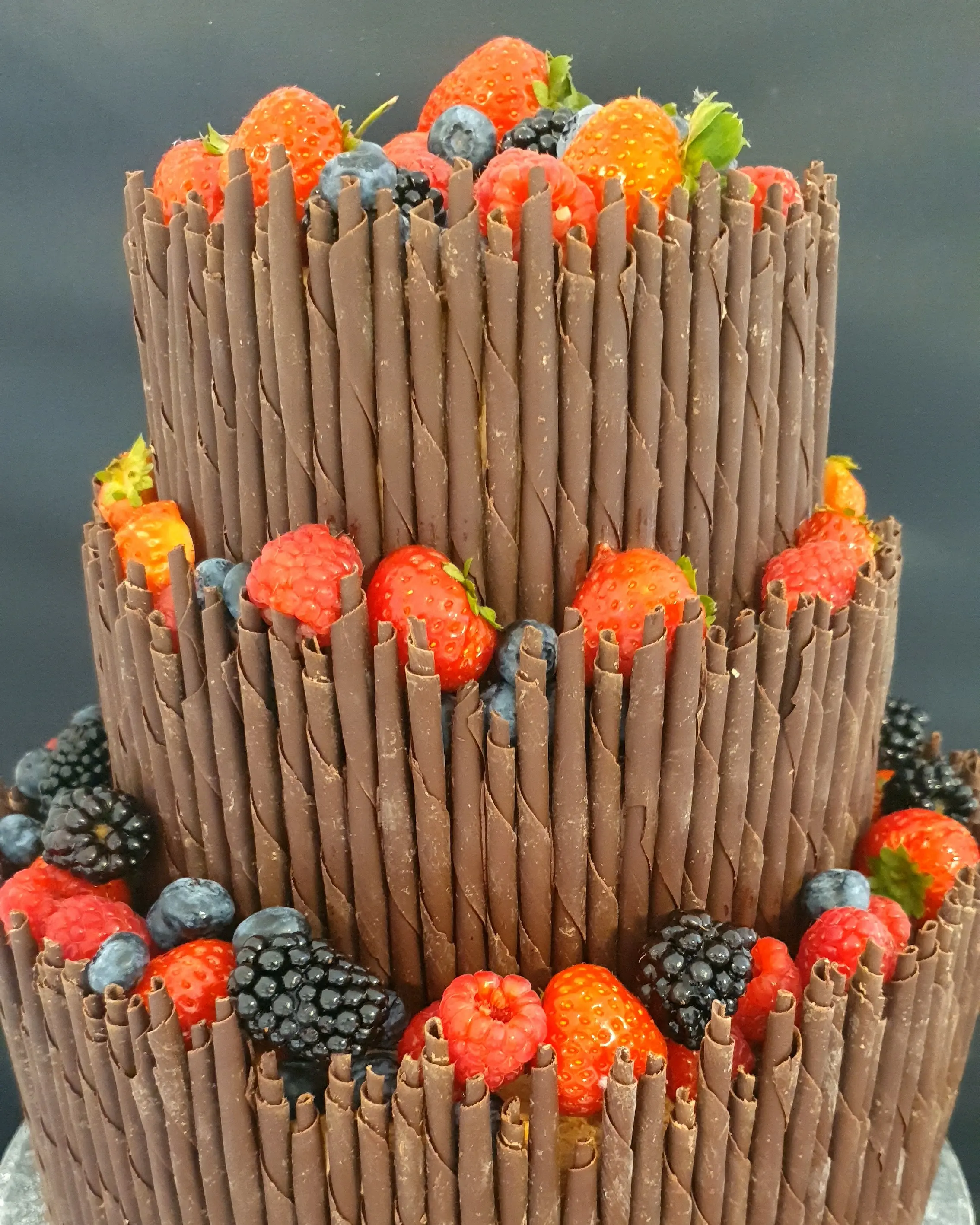 Wedding Cake - Chocolate Elegance