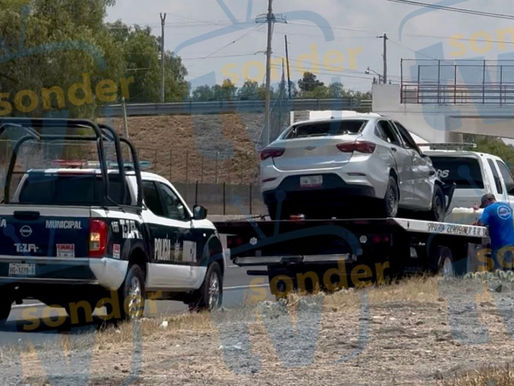 Tras persecusión por sustracción de menor choca vehículo en la México-Pachuca