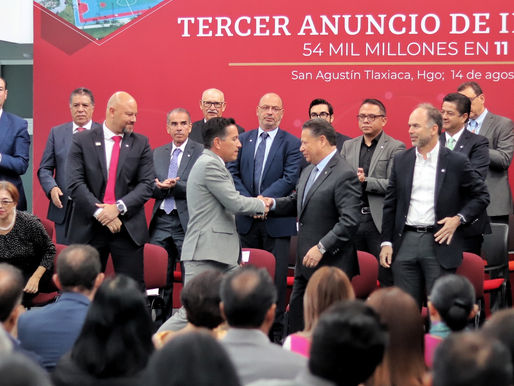 Cerrará Estado de Hidalgo con inversión histórica por 67 Mil MDP