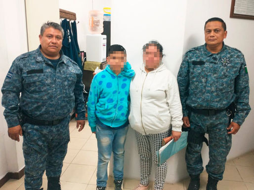 LOCALIZA POLICIA ESTATAL A NIÑO CON REPORTE DE EXTRAVÍO EN TIZAYUCA