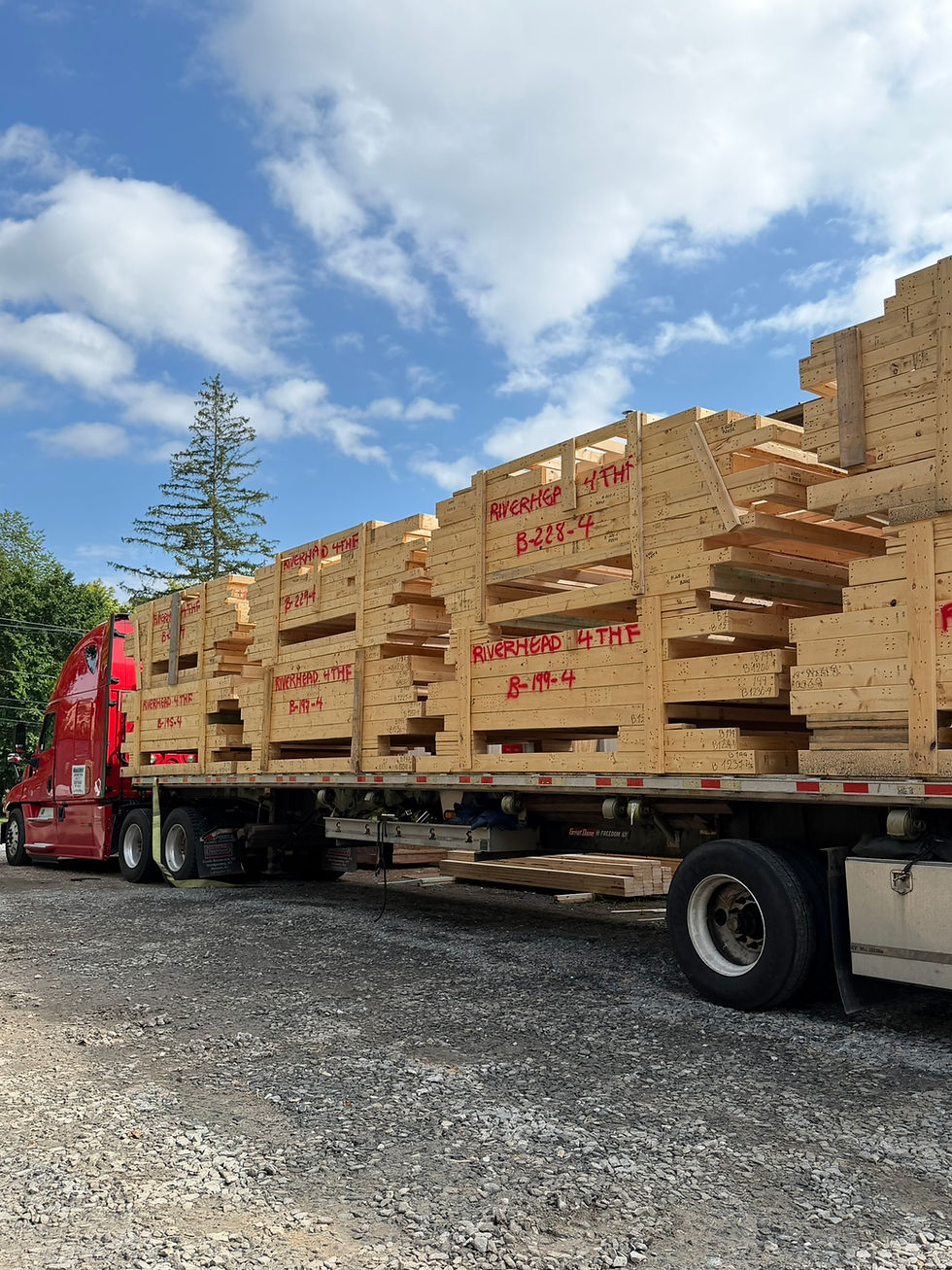 Wall panels delivery