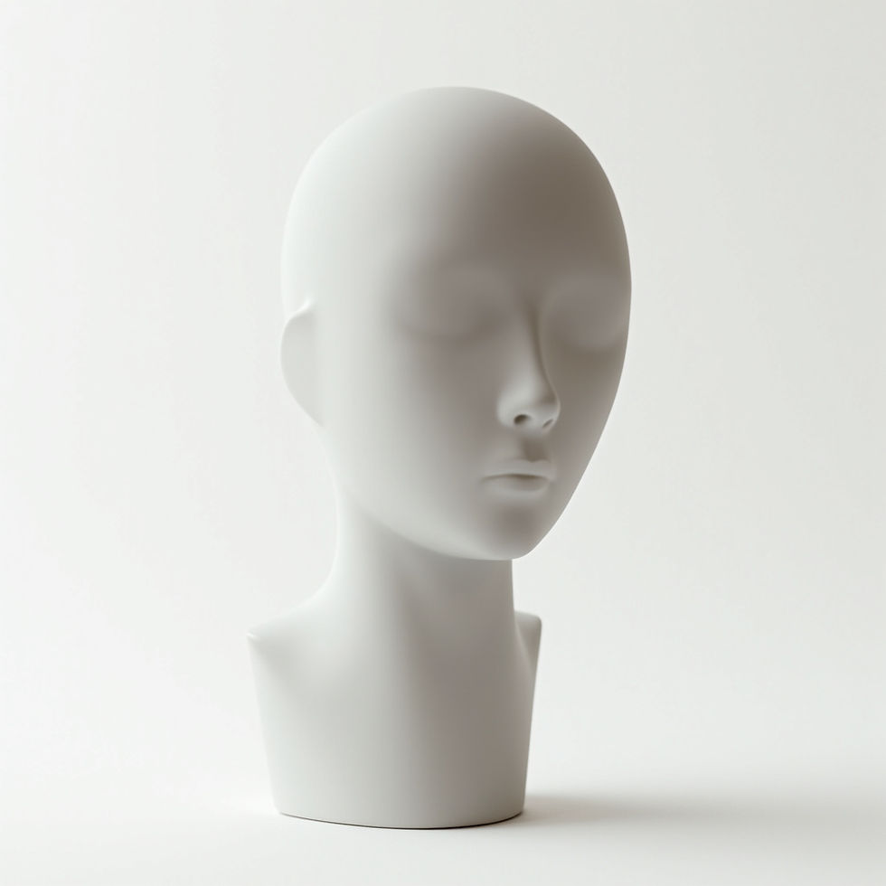 Escultura Cabeça Minimalista