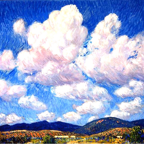 Painting clouds like Sheldon Parsons