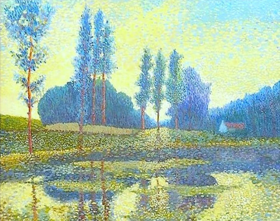 Paint in a Pointillist style like Leo Gausson (1)