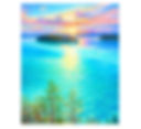Pimm's and Paint. Dreamy Horizon inspired by A Gallen-Kallela