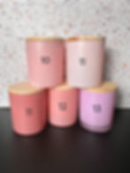 Thumbnail: 8.5 oz Cedar Island Colored Glass Candle