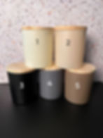 Thumbnail: 8.5 oz Cedar Island Colored Glass Candle