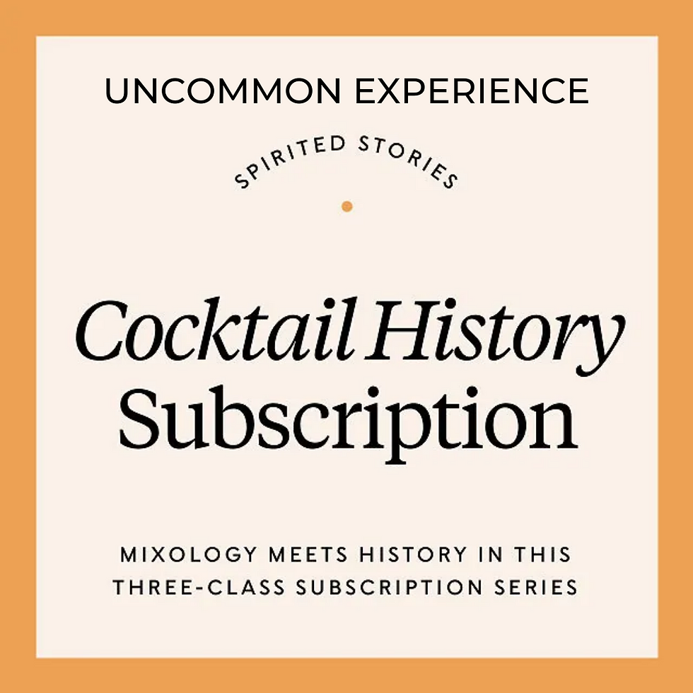 Spirited Stories: Cocktail History