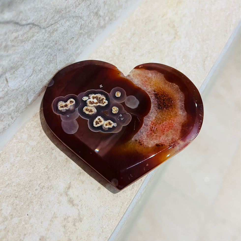 Miniature : Coeur énergétique - Cornaline