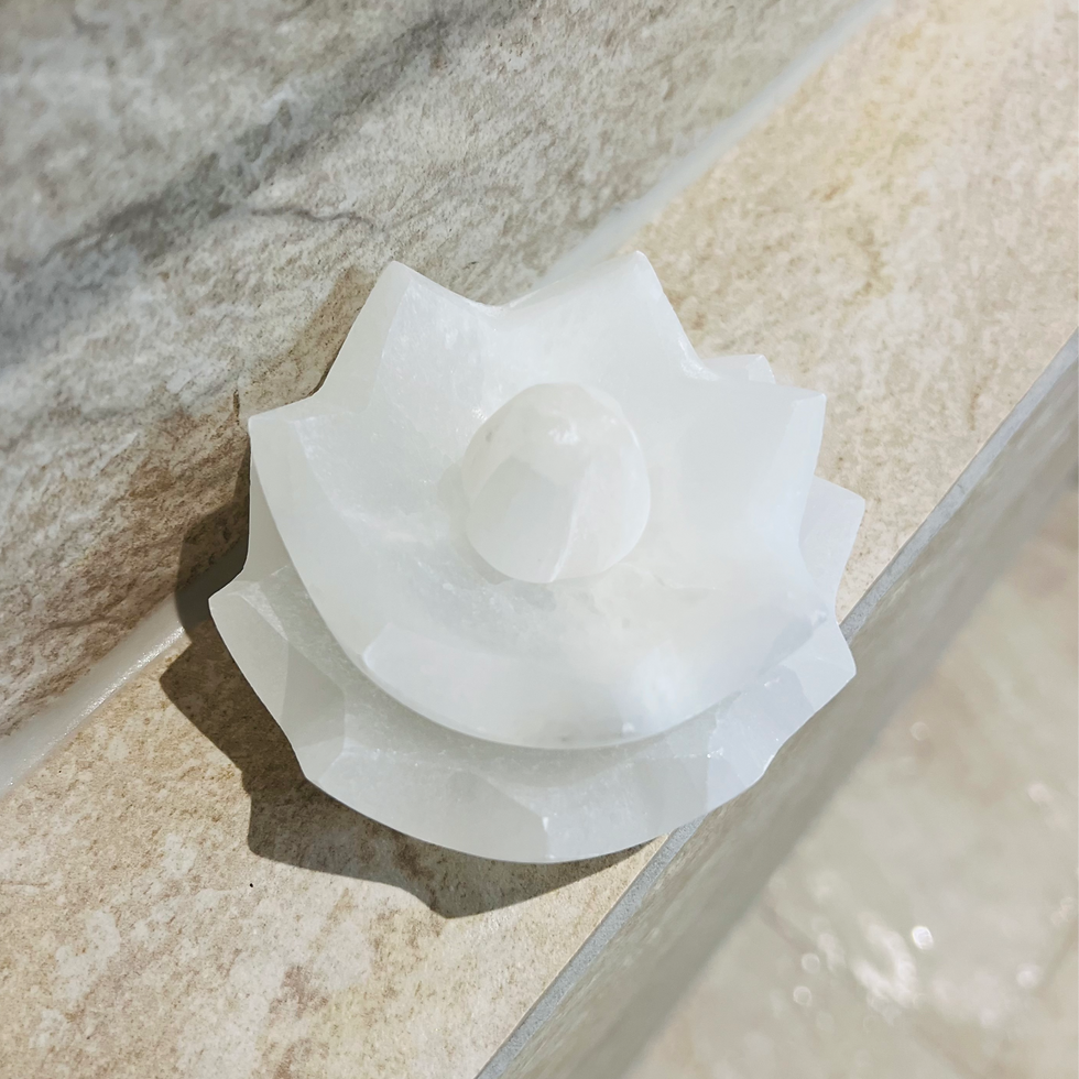 Miniature : Fleur de lotus - Sélénite