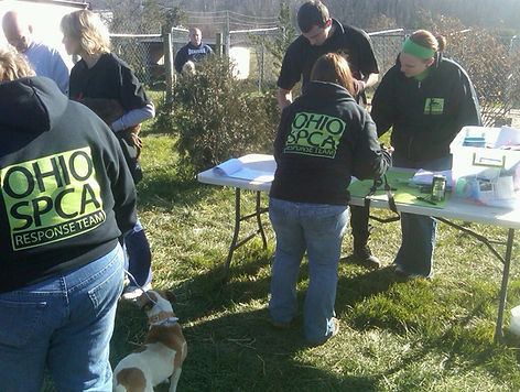 Ohio SPCA volunteer day