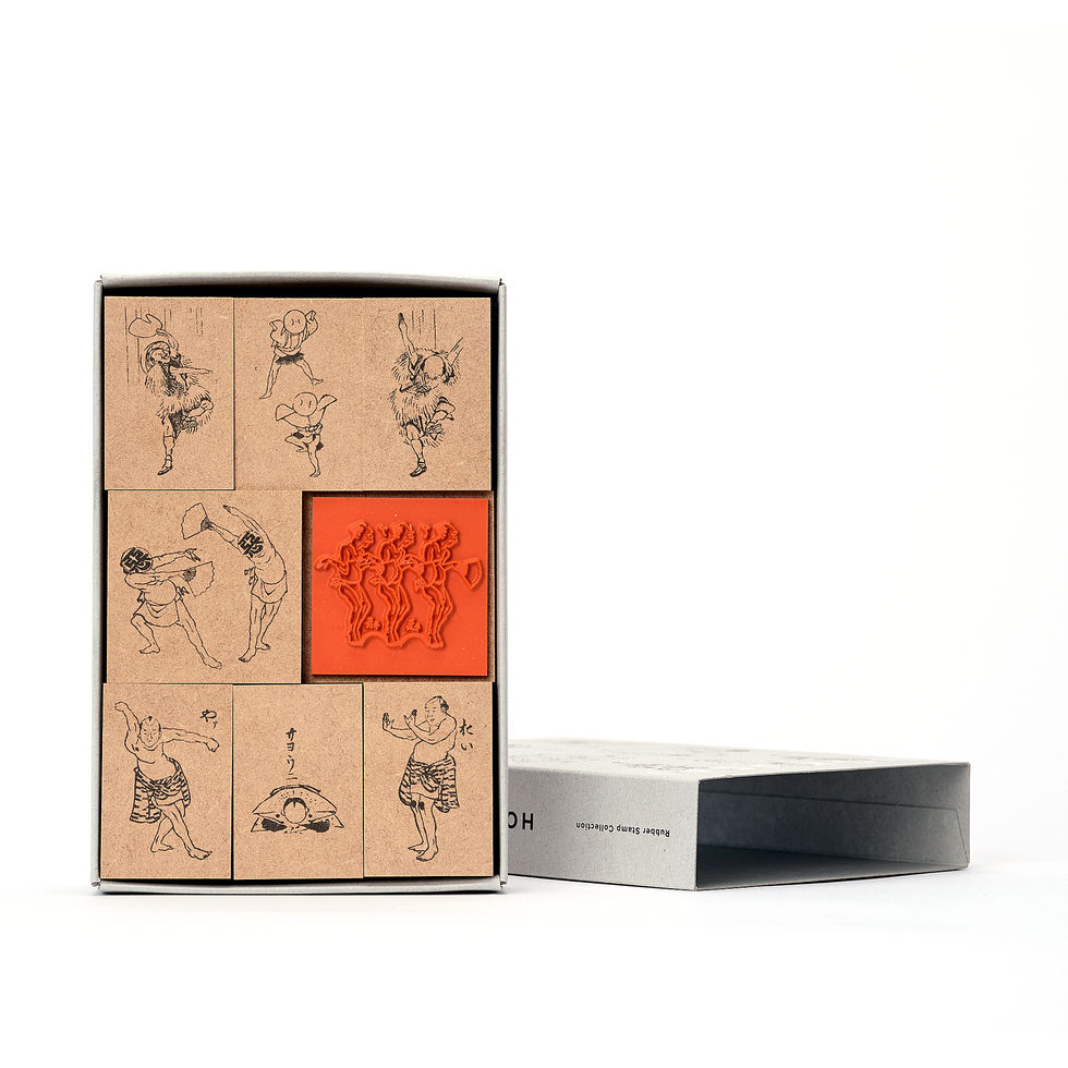 Rubber Stamp Collection HOKUSAI をどり セット