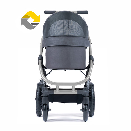 新品　未使用　CUOT Gray ペットカート CURIO ペットカート ライトグレー（再生品） | 高い走行性のドッグカート