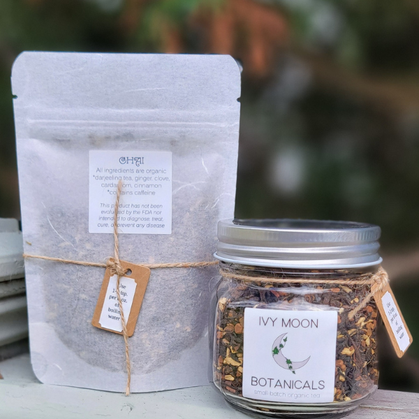 Handcrafted teas featuring dried fruits, herbs and botanicals.