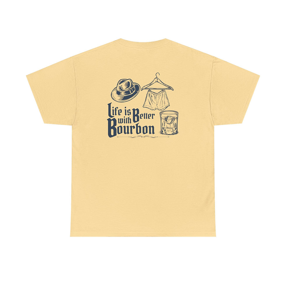 Thumbnail: Life Is Better With Bourbon Tee — Proven Fact ★★★★★ 4.8 | Highly Rated