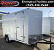 LOOK 7x12 ST DLX with Extra Height at Thompson Trailers in Fresno, (559)456-0228