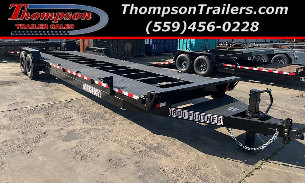 7x34 IPT Open Pit Equipment Trailer at ThompsonTrailers.com Fresno (559)456-0228