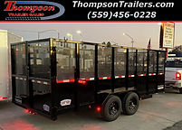 7x16x6 CLT Tandem Axle Landscape Trailer at Thompson Trailers in Fresno (559)456-0228