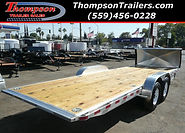 H&H 7x22 Aluminum Tiltbed, Rock Guard Fairing available to order at ThompsonTrailers, (559)456-0228