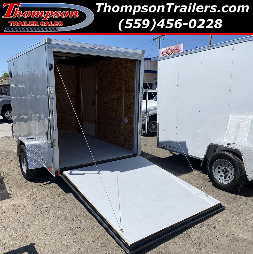LOOK 6x10 ST DLX at Thompson Trailers in Fresno (559)456-0228