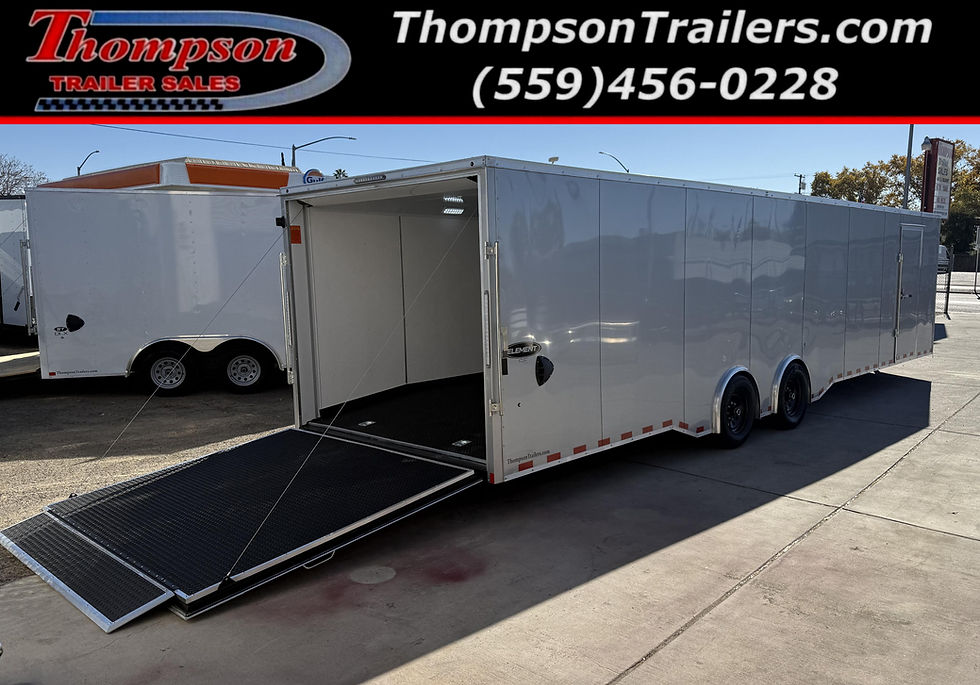2025 LOOK 8.5x32 Element Car Trailer at Thompson Trailers 4581 E. Belmont ave Fresno (559)456-0228