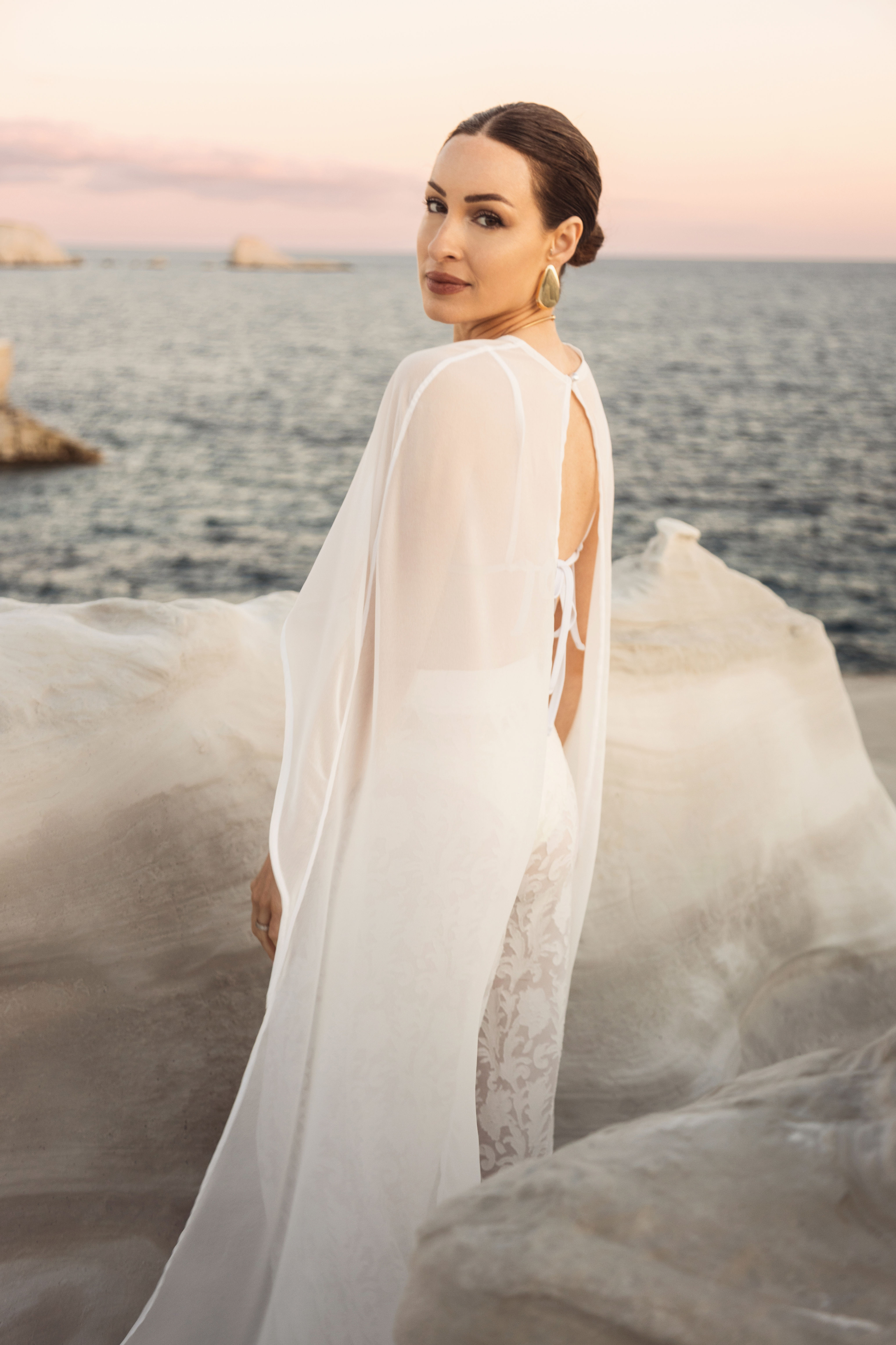 CAPE EN CHIFFON PERISSA