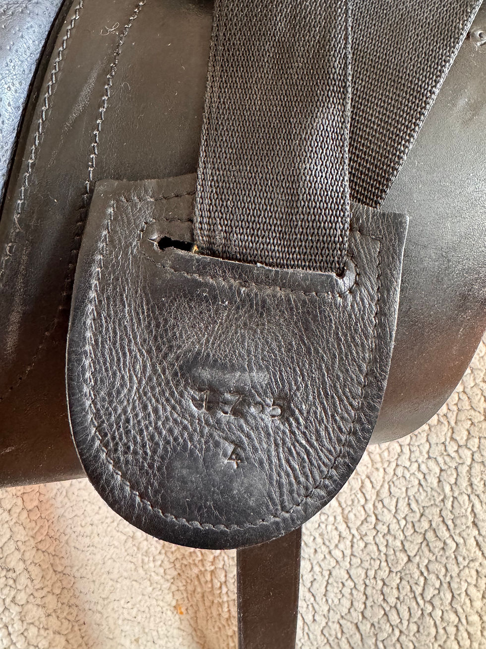 Thumbnail: Barnsby 17.5" Wide Dressage Saddle