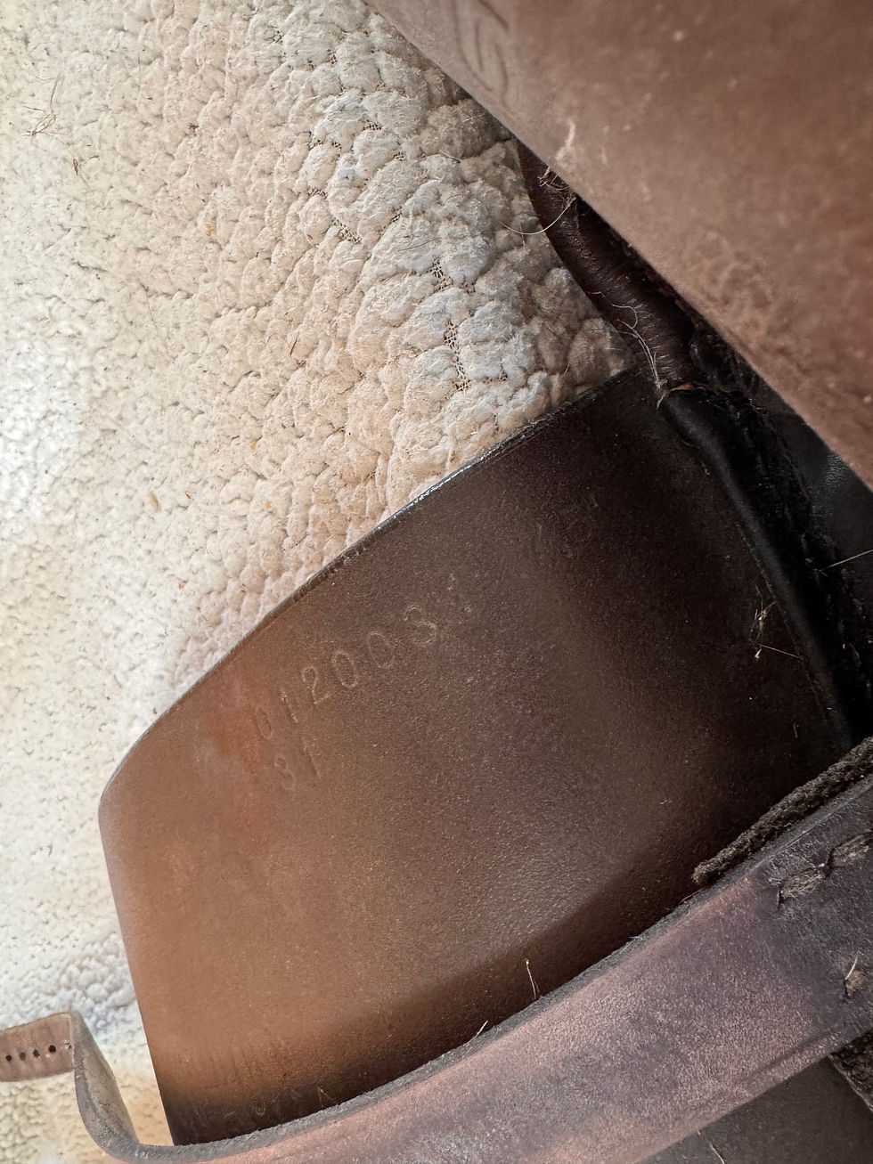 Thumbnail: Stubben Genesis Special Deluxe Dressage Saddle 17.5" 31cm Brown Biomex