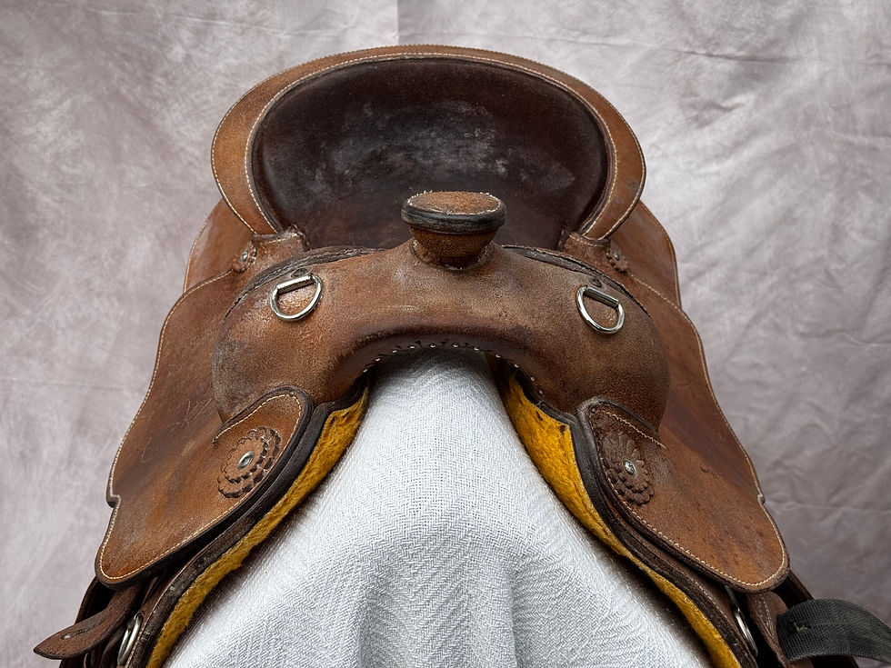Thumbnail: Billy Royal Roughout Work Saddle FQHB 16.5" Seat