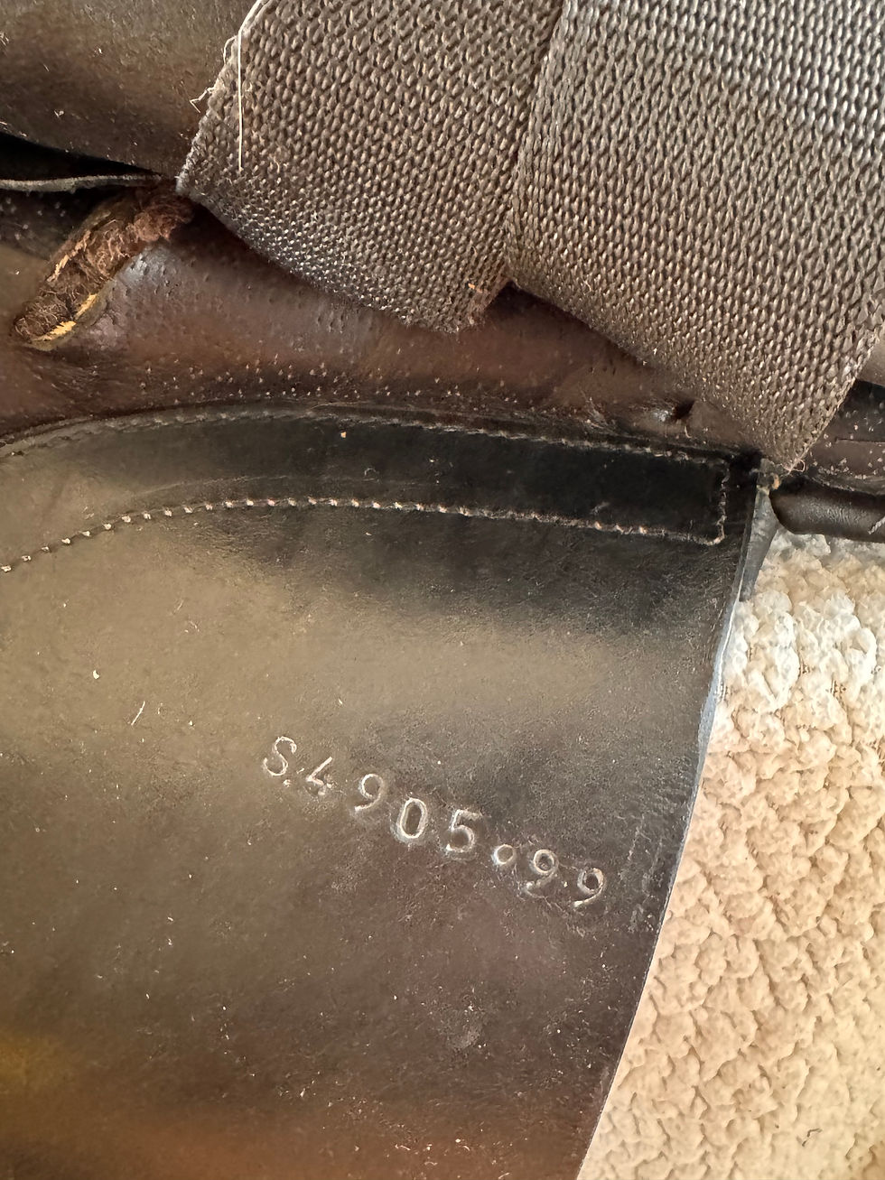 Thumbnail: Barnsby 17.5" Wide Dressage Saddle