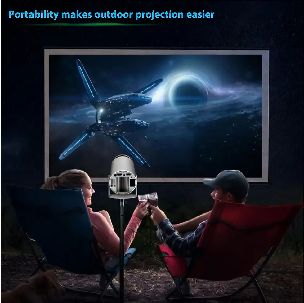 Thumbnail: HY300 Pro Projector Home Theater Entertainment Portable Small Projector