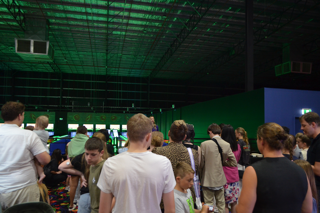 bowling function on the lanes at fun planet