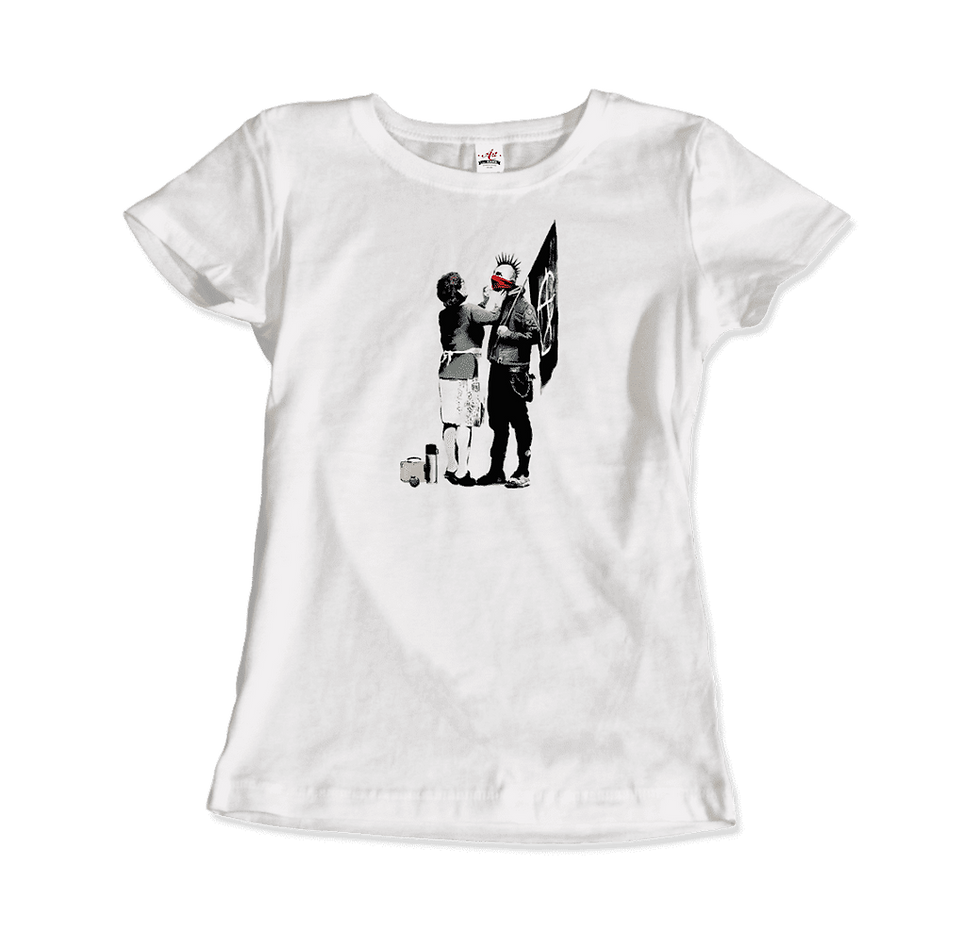 Thumbnail: Banksy Anarchist Punk and His Mother Artwork T-Shirt