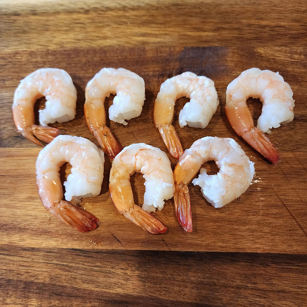 Thumbnail: Freeze Dried, Cooked, Pealed, Deveined, Tail On Shrimp